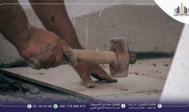 في مسابقة مع الزمن مدينة الخليج العربي تستعد لإنهاء التشطيبات النهائية لخمسة شاليهات