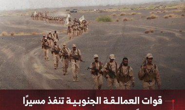 قوات العمالقة الجنوبية تنفذ مسيرًا تكتيكيًّا لتعزيز جاهزيتها القتالية