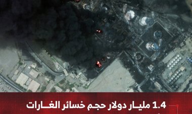 1.4 مليار دولار حجم خسائر الغارات الأمريكية والإسرائيلية على موانئ الحديدة