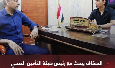 السقاف يبحث مع رئيس هيئة التأمين الصحي التعاون المشترك لتحسين الخدمات الصحية في العاصمة عدن