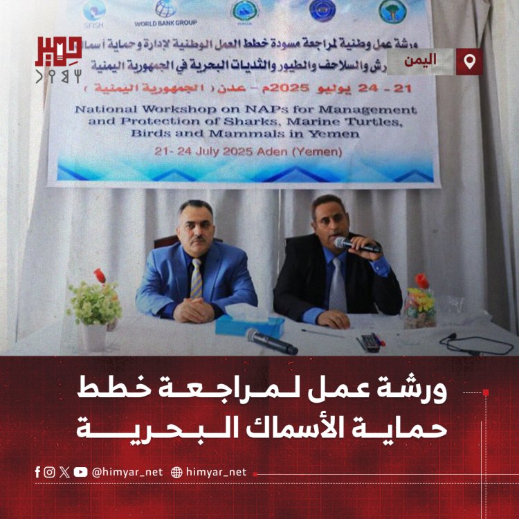 ورشة عمل لمراجعة خطط حماية الأسماك البحرية باليمن