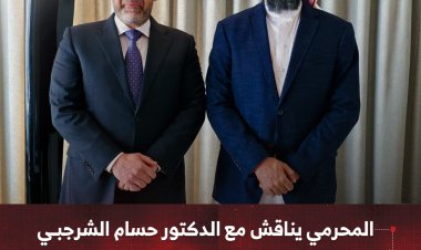 المحرمي يناقش مع الدكتور حسام الشرجبي سبل تعزيز ودعم مسار الإصلاحات الاقتصادية