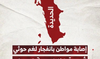إصابة مواطن بانفجار لغم حوثي شرق مديرية حيس بالحديدة