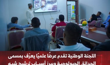 اللجنة الوطنية تقدم عرضًا علميًا يعرّف بمسمى الحدائق الجيولوجية ويبرز أسباب ترشيح شبه جزيرة عدن إلى العالمية